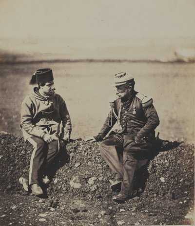 Generale Cisse e ufficiale di stato maggiore da Roger Fenton